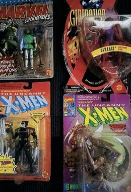 Vintage Marvel Star Wars Stargate X-Men GI Joe Action Figure Collectible Set